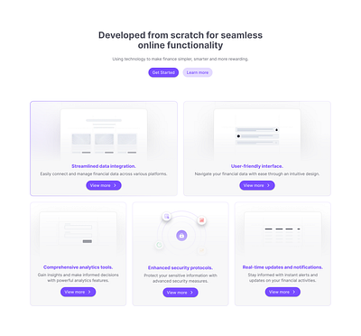 Features Section with Bento Card figma landing page ui ux