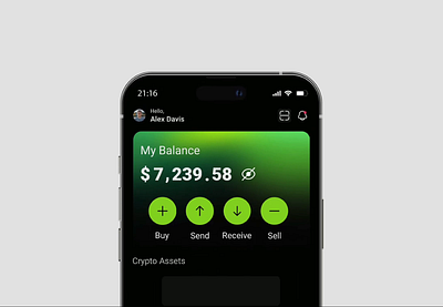 Crypto Wallet App Design Concept banking blockchaindesign cryptoapp cryptoportfolio cryptowallet designforcrypto digitalwallet fintechapp interactiondesign mobileappdesign secureapp ui uidesign uiinspiration uiuxdesigner uxdesign