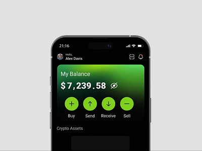 Crypto Wallet App Design Concept banking blockchaindesign cryptoapp cryptoportfolio cryptowallet designforcrypto digitalwallet fintechapp interactiondesign mobileappdesign secureapp ui uidesign uiinspiration uiuxdesigner uxdesign