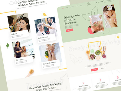 Spa Blush- Unwind and Explore with Spa Blush beauty website landing page website design website landing page