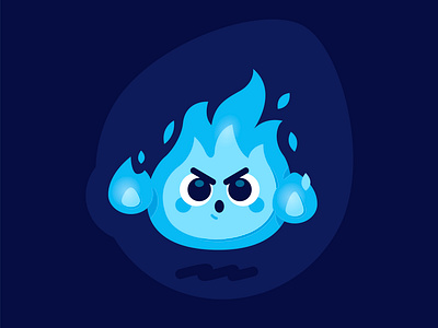 Spooky Season! cartoon character creative cute digital emoji emoticon fire flame flat funny graveyard halloween icon illustration kawaii mascot spooky vector will o the wisp