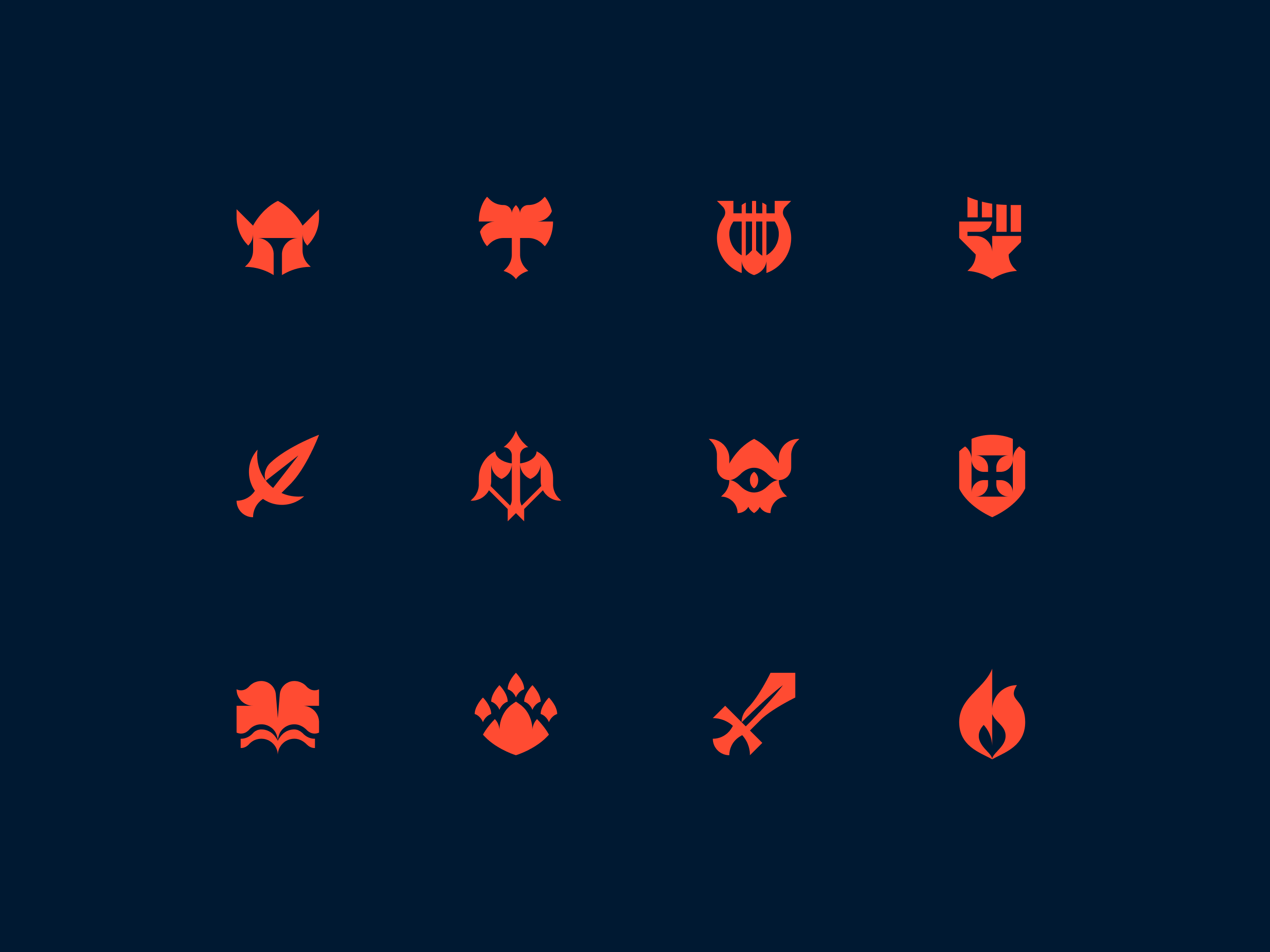 D&D — Iconography board game dice dnd dungeons and dragons icon iconography pictogram rpg set system