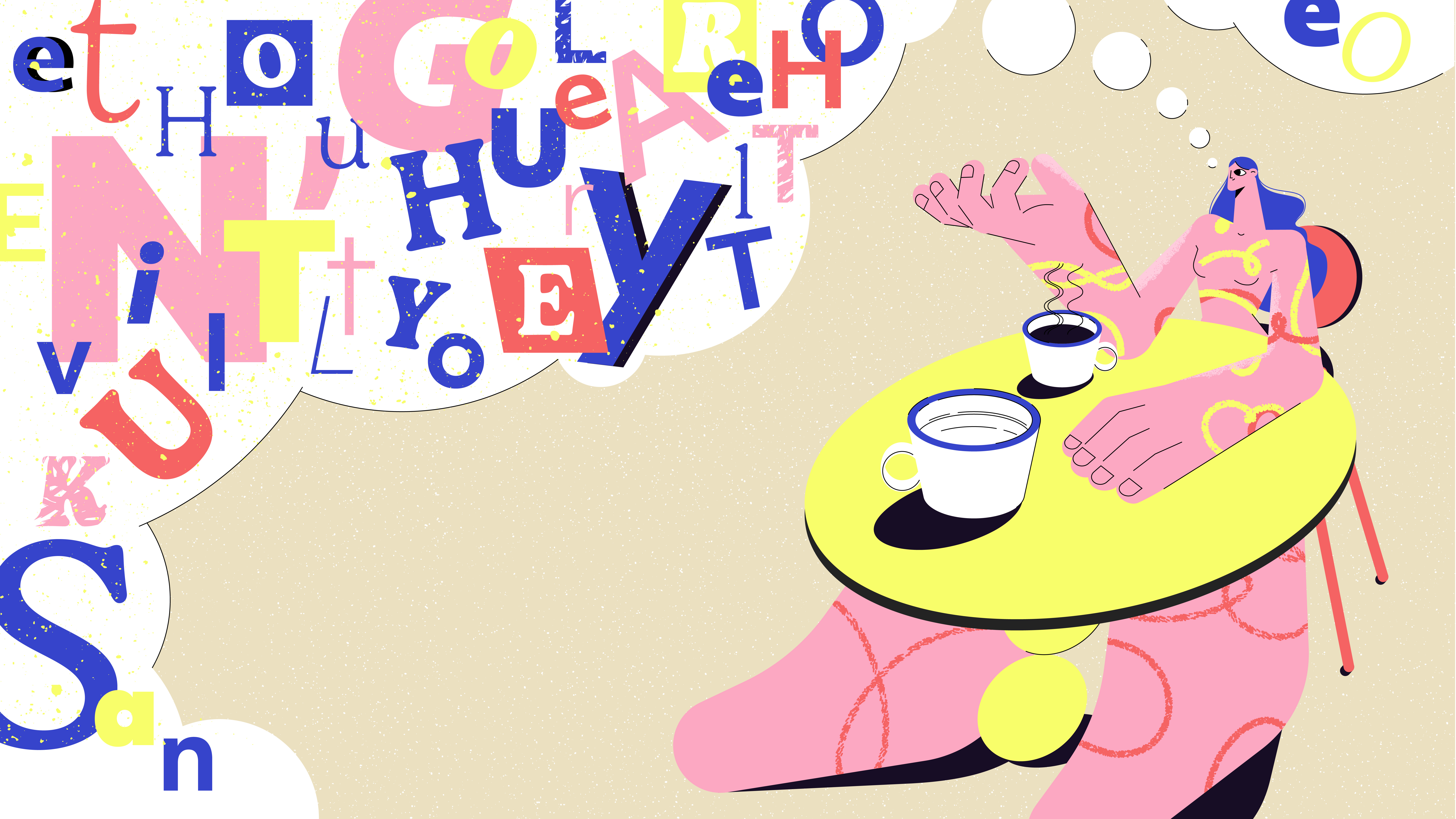 I still talk to you design girl illustration styleframe vector woman