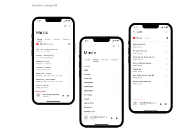 Daily UI challenge 009-Music player blog challenge design mini case studies text ui ui challenge ui design ux ux design