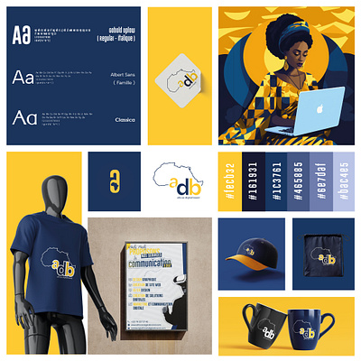 African digital brand - Branding identity