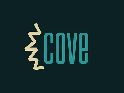 Cove - Charity Brand Identity beige black and white brand identity branding charity graphic design icon logo minimal modern turquoise vector