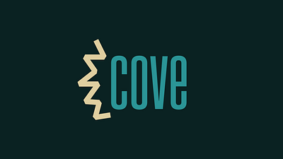 Cove - Charity Brand Identity beige black and white brand identity branding charity graphic design icon logo minimal modern turquoise vector