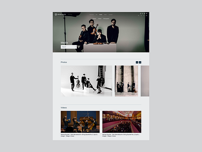 Atenea Quartet pt.03 art direction branding design music ui ux web