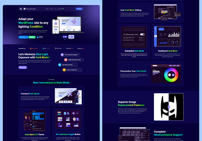 Dusky Dark Mode A Dark Mode Plugin For WordPress branding graphic design responsive design ui