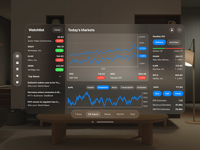 Stock Tracking Web Platform app branding design graphic design illustration logo typography ui ux vector