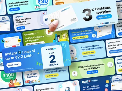 App Banners - Paytm Inspired App Cards app appbanners banners design figma graphic design illustration ui ux