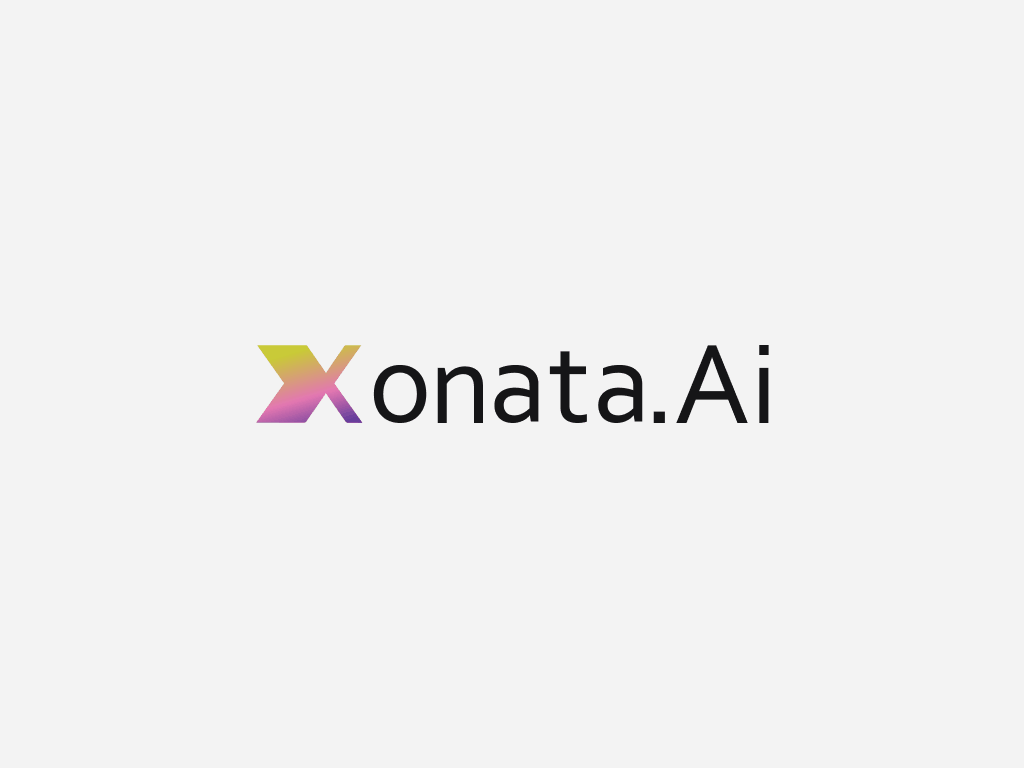 Xonata.AI Logo branding graphic design logo