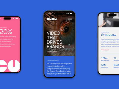 Cucu Creative Website Design agency design ai agency branding content marketing digital design mobile design responsive design ui ux video production agency website design