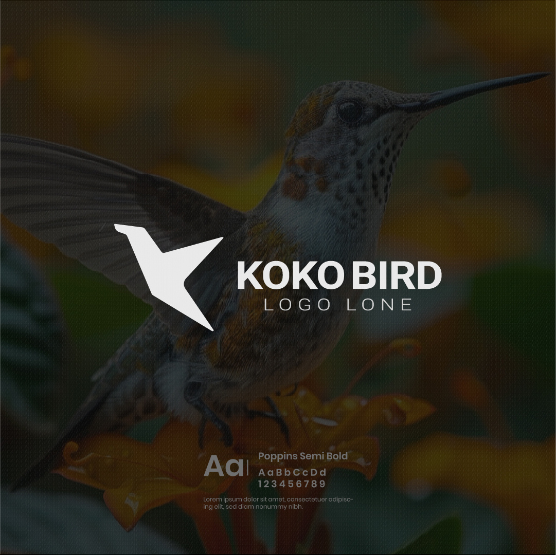 Koko Bird, Abstract Logo Design abstrac birdlogo brand branddesign branding brandmark design designers designing elegent fly flying freedom graphic design icon logo logodesign logoidea logos peace