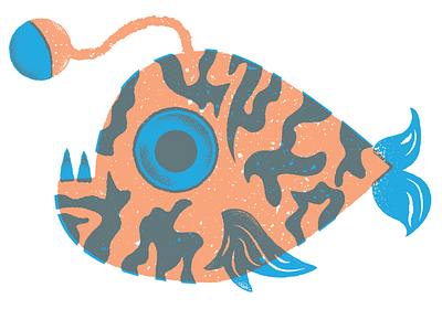 Feesh by James Olstein conceptual illustration editorial editorial illustration feeeeeeeeeeeesh fish fish illustration illustration james olstein james olstein illustration jamesolstein.com sexy fish texture vector