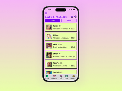 Y2K aesthetic messaging app 2000s dailyui figma graphic design messaging app nostalgia ui ui challenge