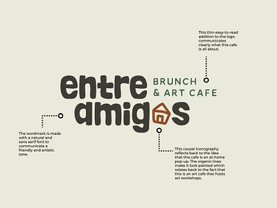 Entre Amigos Pop-Up Cafe Logo