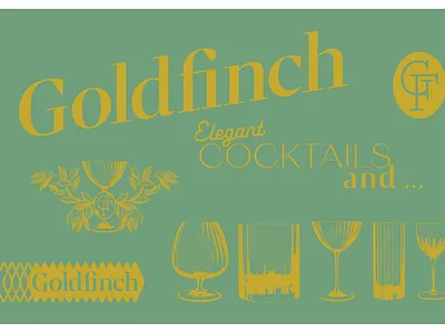 Goldfinch Branding branding design graphic design graphics illustration logo typography vector