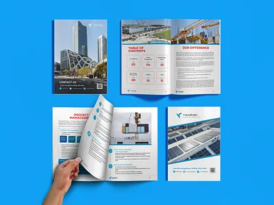 Construction Company Profile annual report brochure design business card catalog company profile construction company profile design flyer design magazing design