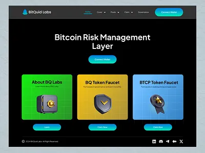 BQLabs - Web3 Dashboard bitcoin blockchain crypto logo ui uiux ux web3