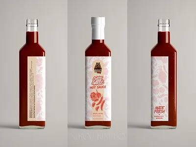 Hot Sauce Label Design branding design designer graphic design illustration illustrator label design labels package design packaging product design product packaging