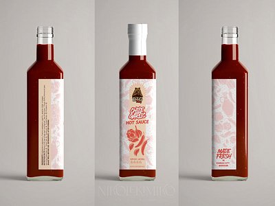 Hot Sauce Label Design branding design designer graphic design illustration illustrator label design labels package design packaging product design product packaging