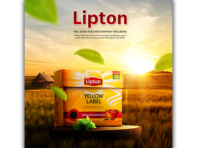 Lipton tea Manipulation ads design