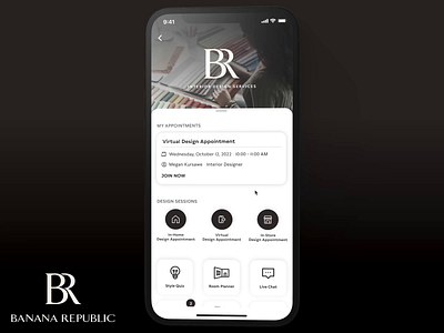 BR Home - Design Consultation animation design figma interaction design interactive prototype ios ixd mobile design motion graphics native app prototyping ui ui ux ui design ux design video