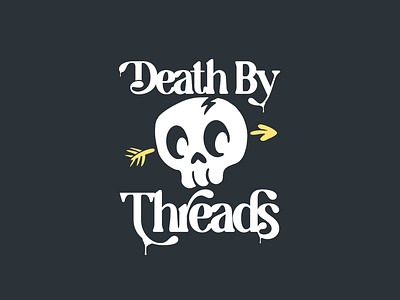 Death By Threads arrow bones clothing death grim reaper skeleton skull skully threads