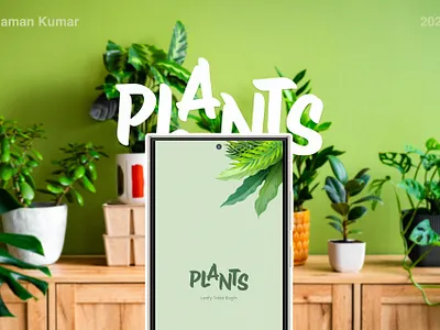 Plants. Mobile Application UI & UX Design figma graphic design prototype ui ui ux wireframe