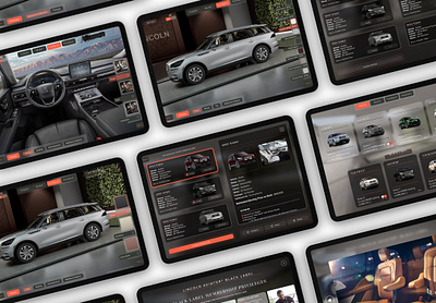 Lincoln Motors Personalization Studio app animation app design branding figma interaction design product design prototyping ui ux