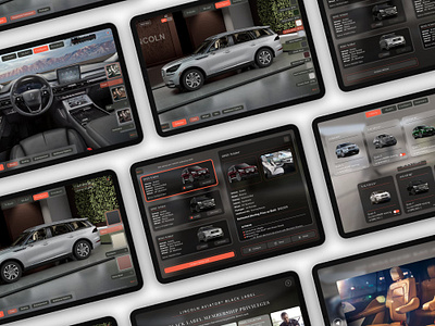 Lincoln Motors Personalization Studio app animation app design branding figma interaction design product design prototyping ui ux