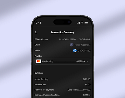 Swaps Wallet Chain Abstration ui