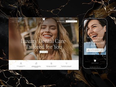 Des Plaines - Dental Studio dental dentist design figma medic medicine portfolio product stomatology ui ux webdesign