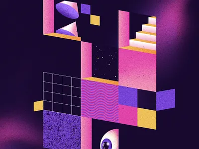 Windows eye graphic design illustration minimal surreal vector