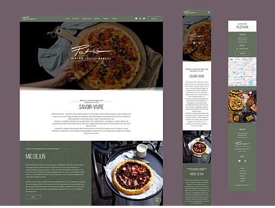 Bistro Landing Page bistrowebsite designinspiration designtrends figma figmacommunity landingpage minimalistdesign mobiledesign restaurantdesign ui userexperience userinterface uxdesign