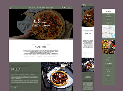 Bistro Landing Page bistrowebsite designinspiration designtrends figma figmacommunity landingpage minimalistdesign mobiledesign restaurantdesign ui userexperience userinterface uxdesign