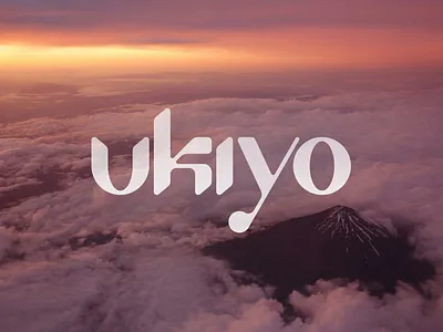 Ukiyo Typemark design japanese logo logodesign mark typo typography wordmark