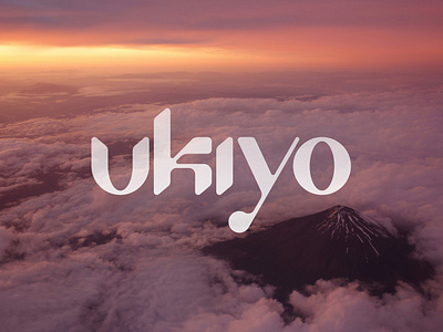 Ukiyo Typemark design japanese logo logodesign mark typo typography wordmark