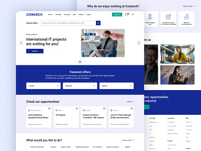 Redesign of Career Page career page design it careers job portal minimal design redesign concept responsive design ui user interface web webdesign website website redesign