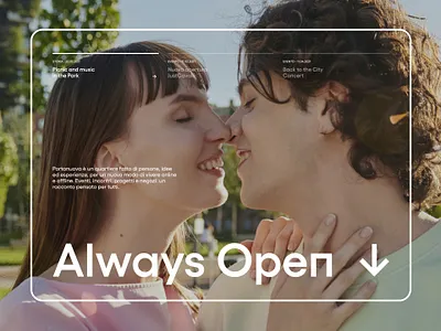 Portanuova - Always Open graphic design ui