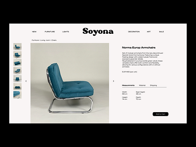 Design Exploration - Furniture Shop art direction brand identity creative direction design e commerce figma furniture interior design online store ui uiux design ux webdesign