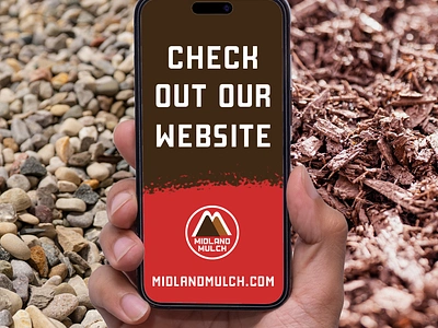 Social Media Visuals - Midland Mulch adobe photoshop graphic design photography social media