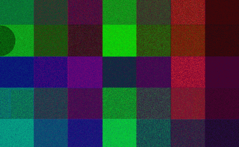 Color Grid Animation Tv ft. Riso 80s animation color grid mantel risography simple