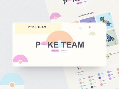 Poke Team pokemon ui web