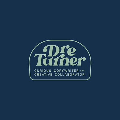 Logo for Dre Turner branding logo typo typography