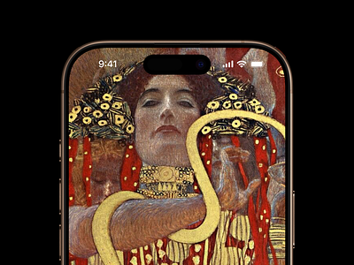 Gustav Klimt | Mobile Web Design Concept art artist classic concept figma fine arts mobile design painter portfolio ui web design