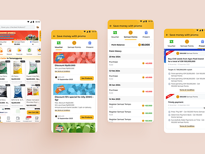 Semaai Marketplace Promo Pages agriculture application marketplace mobile ui ux