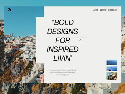 Travel Website UI ai clean clean website figma hero hero design landing page landing page design minimal santorini tech travel travel santorini travel website ui ui design web design website