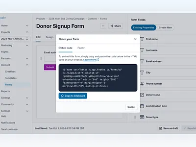 🖥️📋 Share your form clean daily daily ui design forms nonprofits ui uiux user interface ux